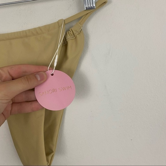 NWT SANORI SWIM nude bikini bottoms - Picture 4 of 6